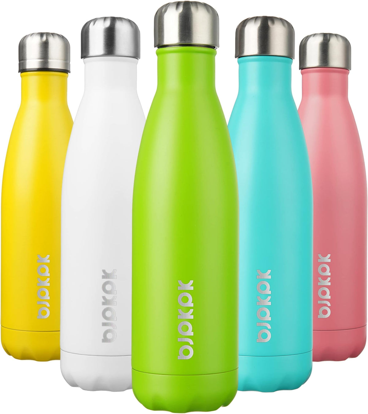 BJPKPK 12 oz Small Mini Water Bottle, Insulated Stainless Steel Flask