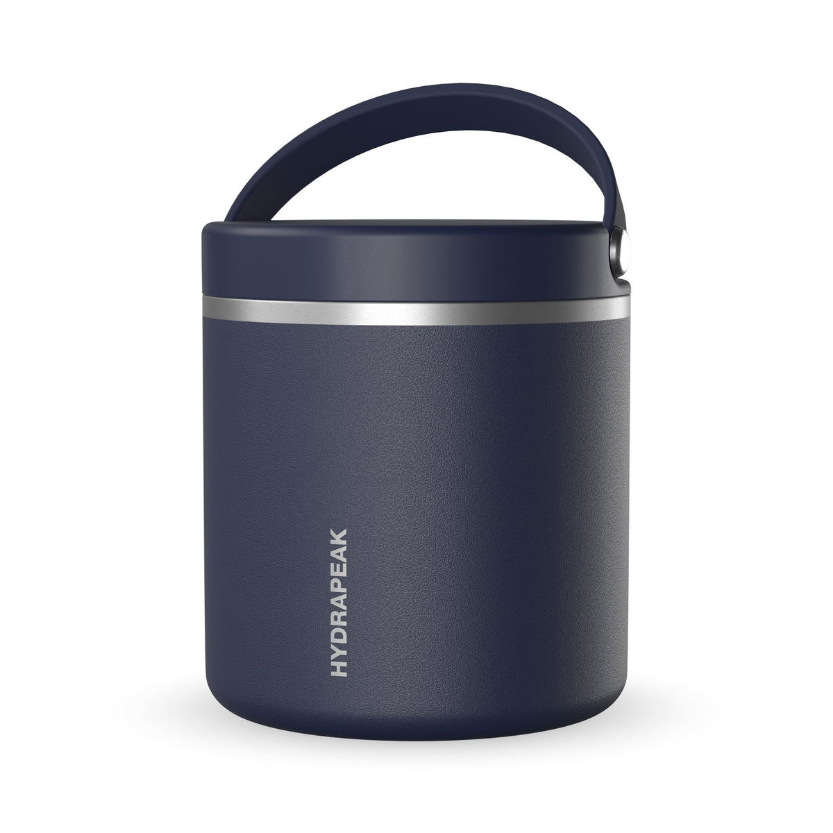 Hydrapeak 25oz Stainless Steel Vacuum Insulated Food Jar for Hot Food and Cold Food, Wide Mouth Leak-Proof Soup Jar for Adults, 10 Hours Hot and 16 Hours Cold (Black)