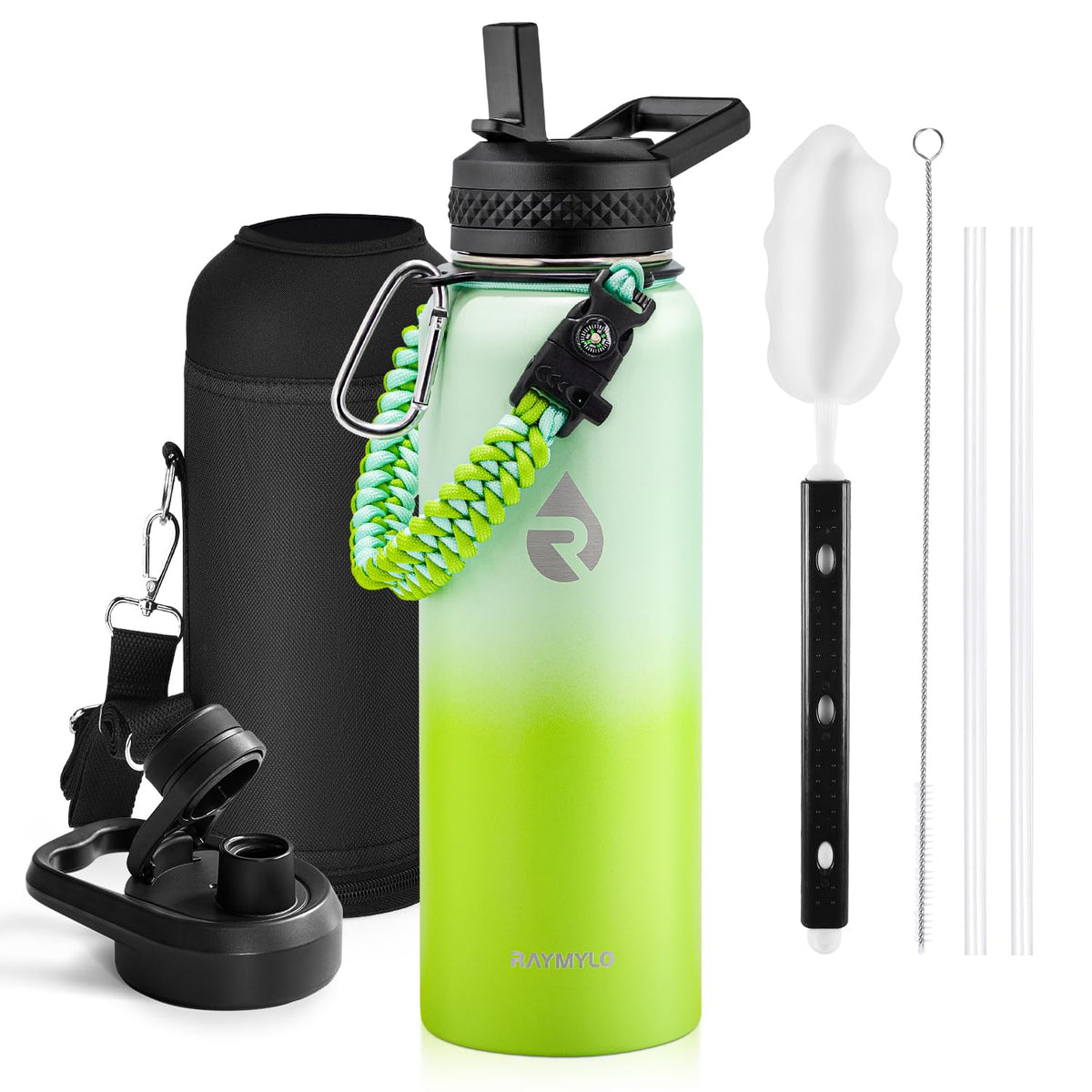 RAYMYLO Insulated Water Bottle 87 oz, Triple Wall Vacuum Stainless Steel