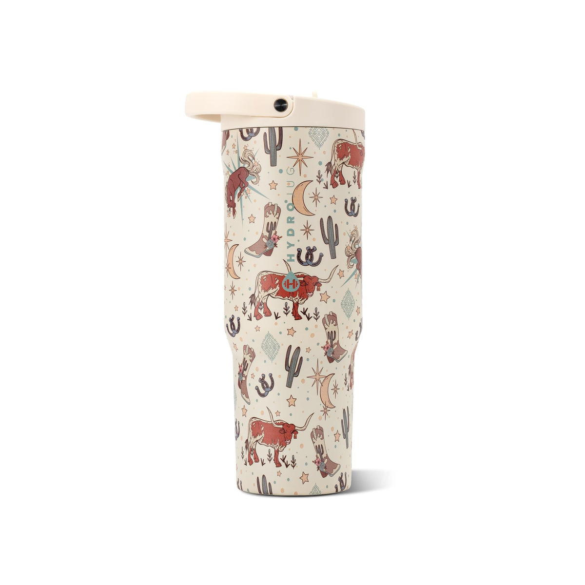 HydroJug Sport 32 oz Insulated Stainless Steel Water Bottle, Cream