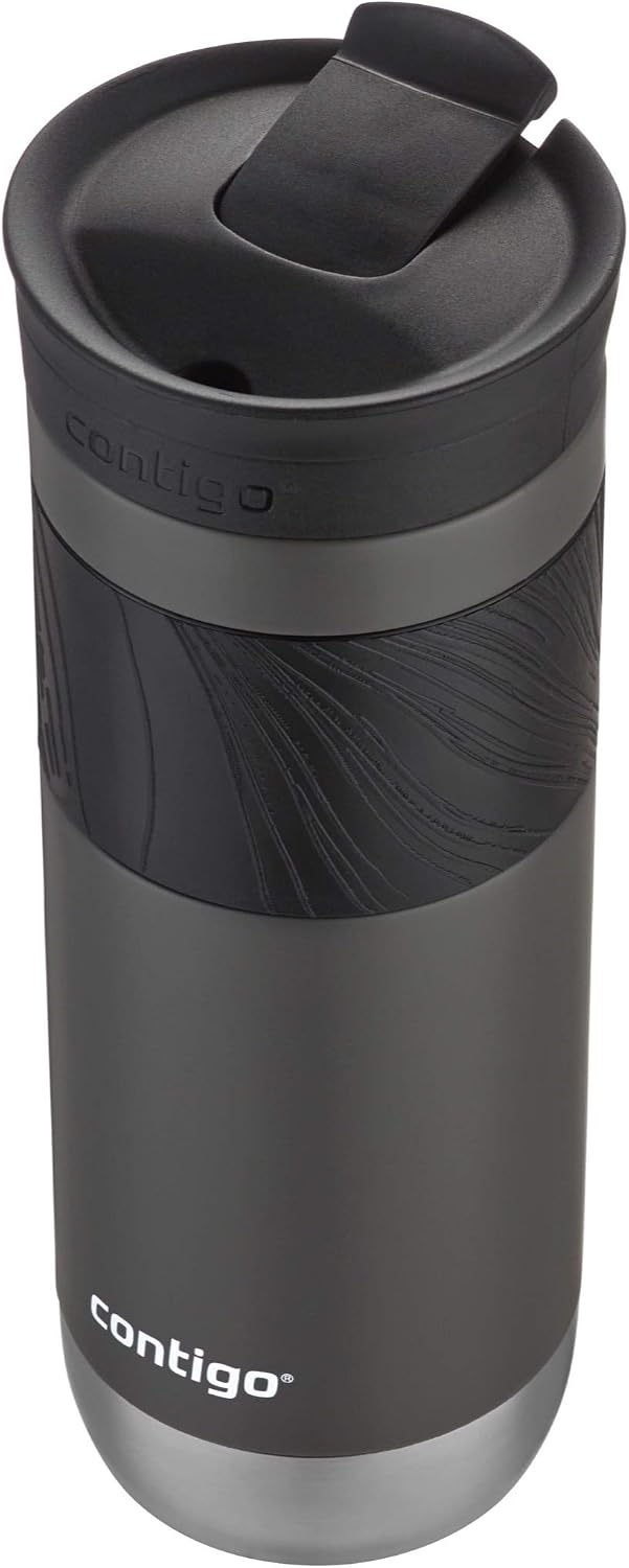 Contigo Byron Vacuum-Insulated Stainless Steel Travel Mug with Leak-Proof Lid, Reusable Coffee Cup or Water Bottle, BPA-Free, 20oz 2-Pack in Sake & Blue Corn Perfect for Hot and Cold Beverages