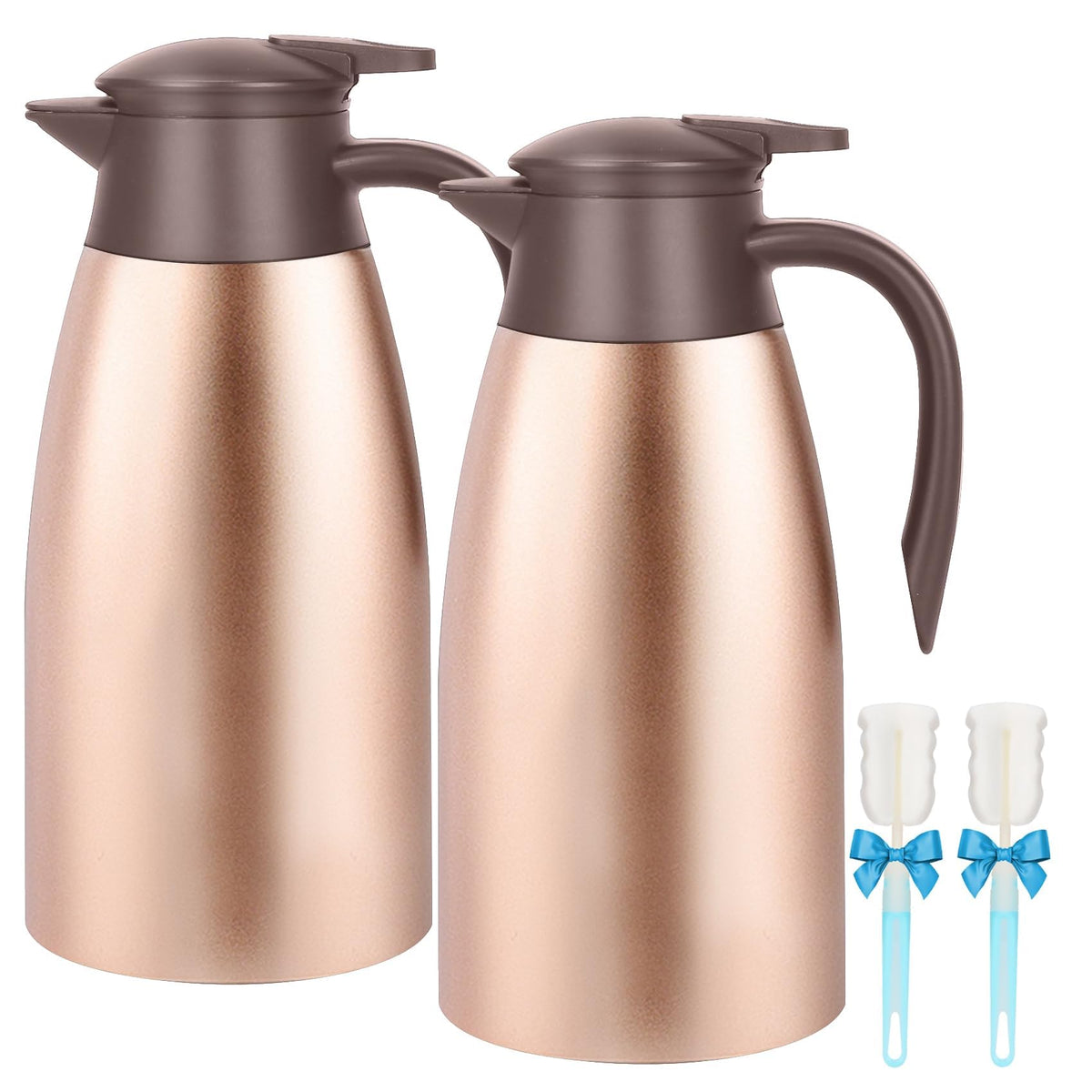68oz Coffee Carafe Insulated, Airpot Thermal Coffee Carafes for Keeping Hot