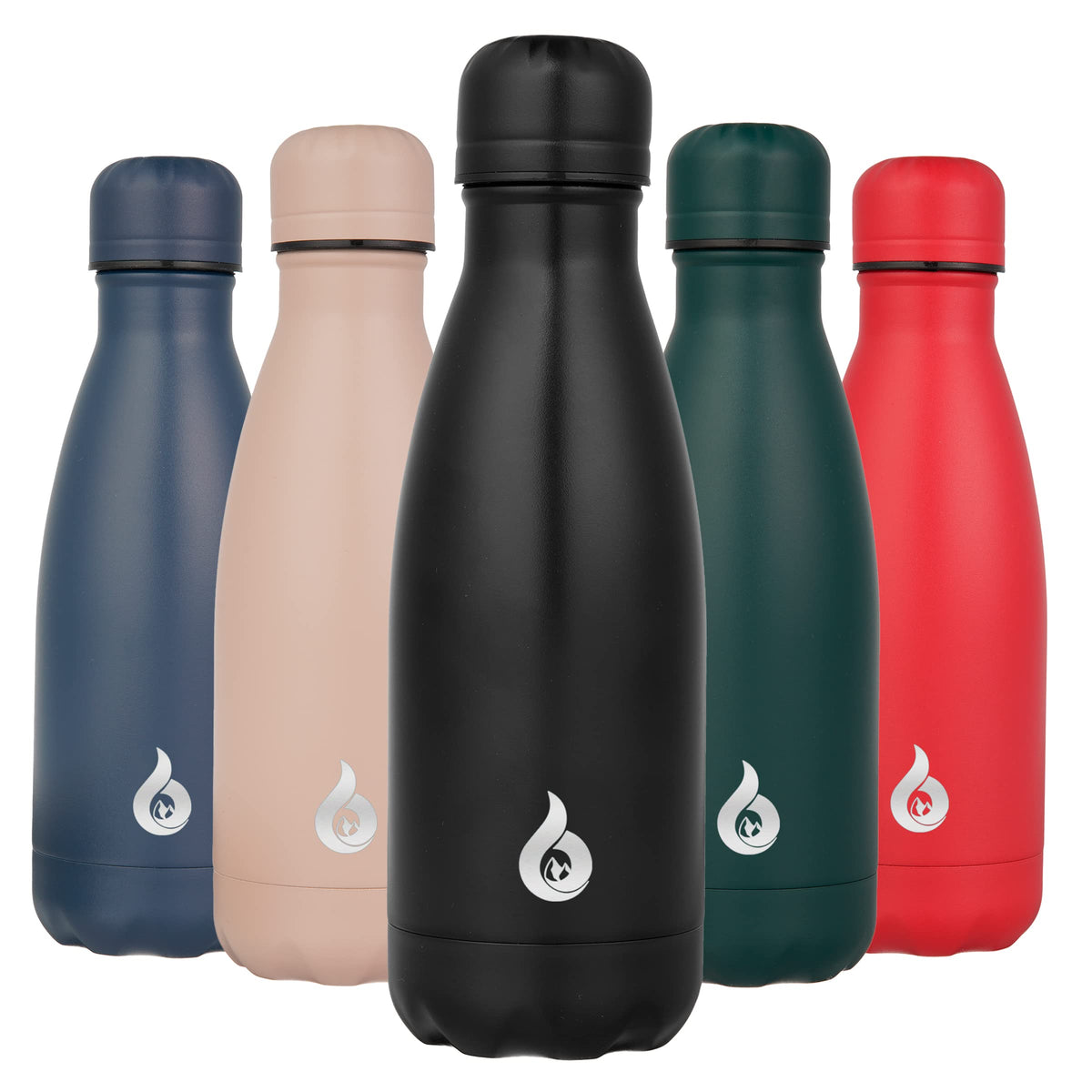 BJPKPK 12 oz Small Water Bottle, Reusable Insulated Stainless Steel Flask