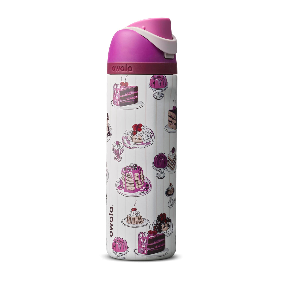 Owala FreeSip Stainless Steel Water Bottle 24 oz Shy Marshmallow