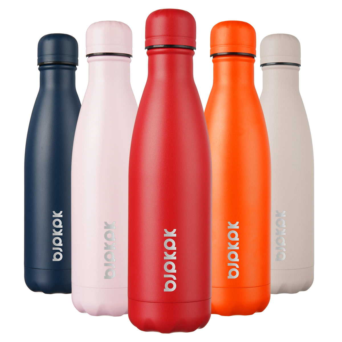 BJPKPK 12 oz Small Mini Water Bottle, Insulated Stainless Steel Flask