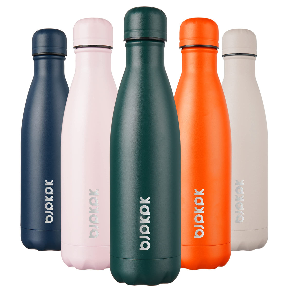 BJPKPK 12 oz Small Mini Water Bottle, Insulated Stainless Steel Flask