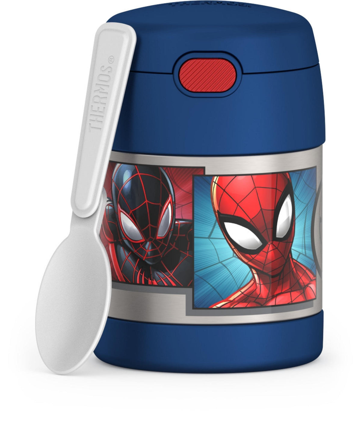 THERMOS FUNTAINER Kids Food Jar with Spoon, 10oz, Navy