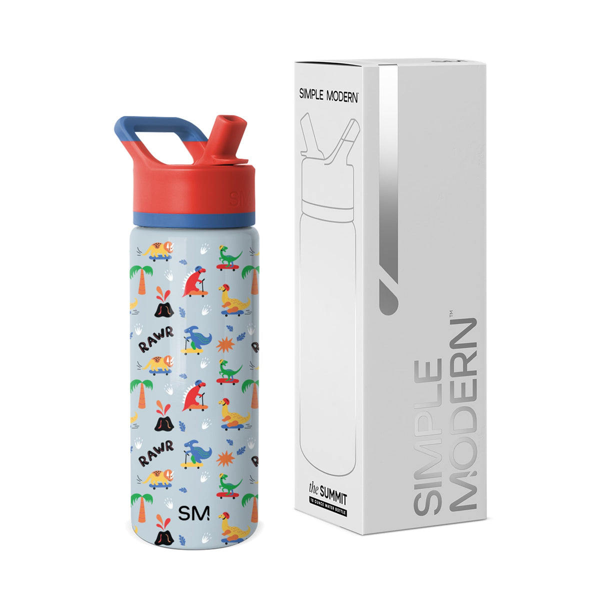 Simple Modern Kids Water Bottle & Toddler Cup | 14oz | Sports
