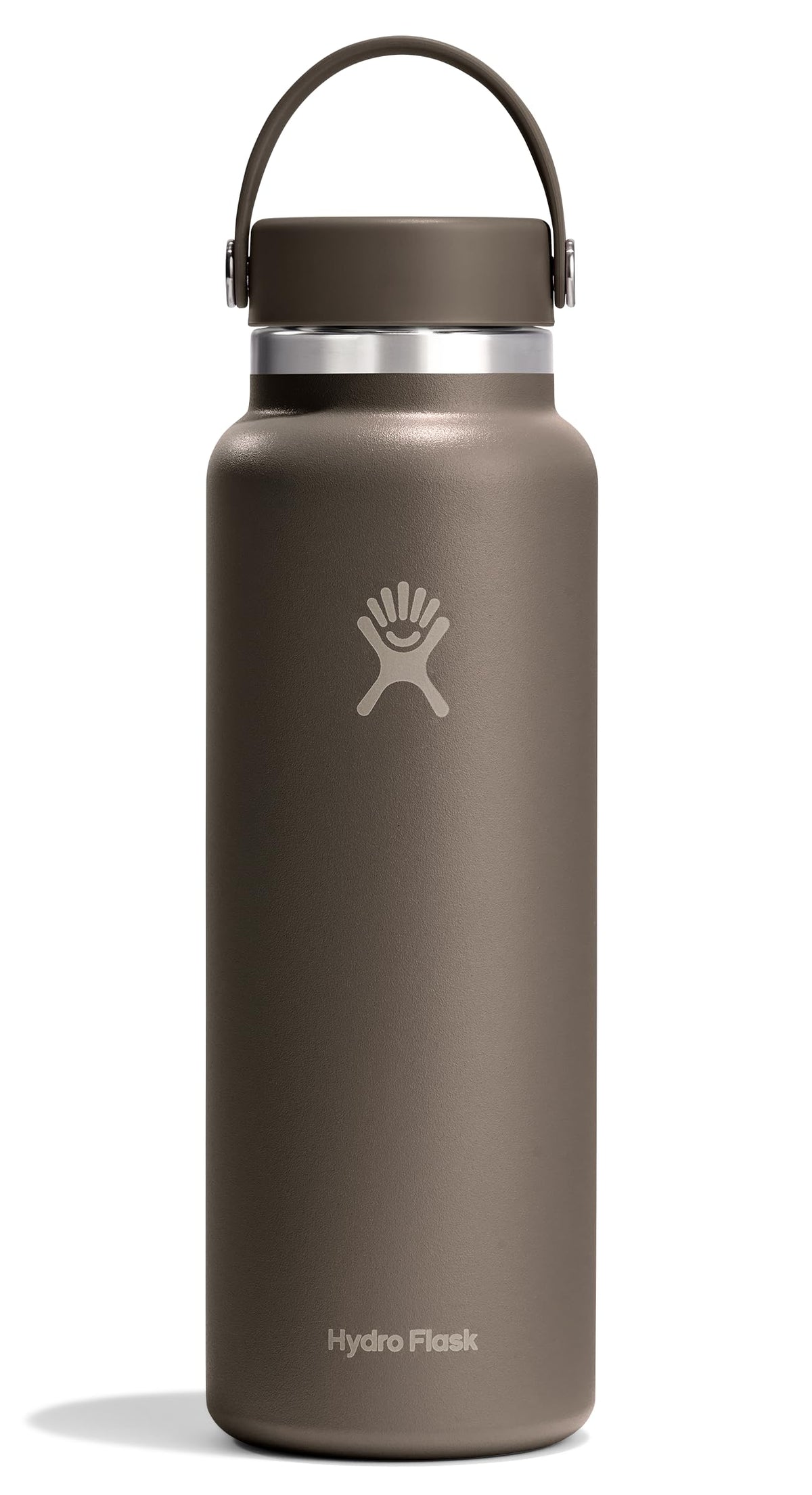 Hydro Flask Water Bottle - Insulated Stainless Steel - Wide Mouth Flex Lid, Non Spill, Leakproof and Refillable in 32 Oz Harbor Blue