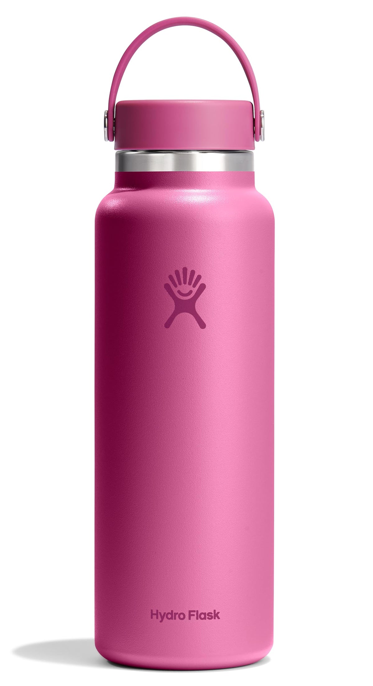 Hydro Flask Water Bottle - Insulated Stainless Steel - Wide Mouth Flex Lid, Non Spill, Leakproof and Refillable in 32 Oz Harbor Blue