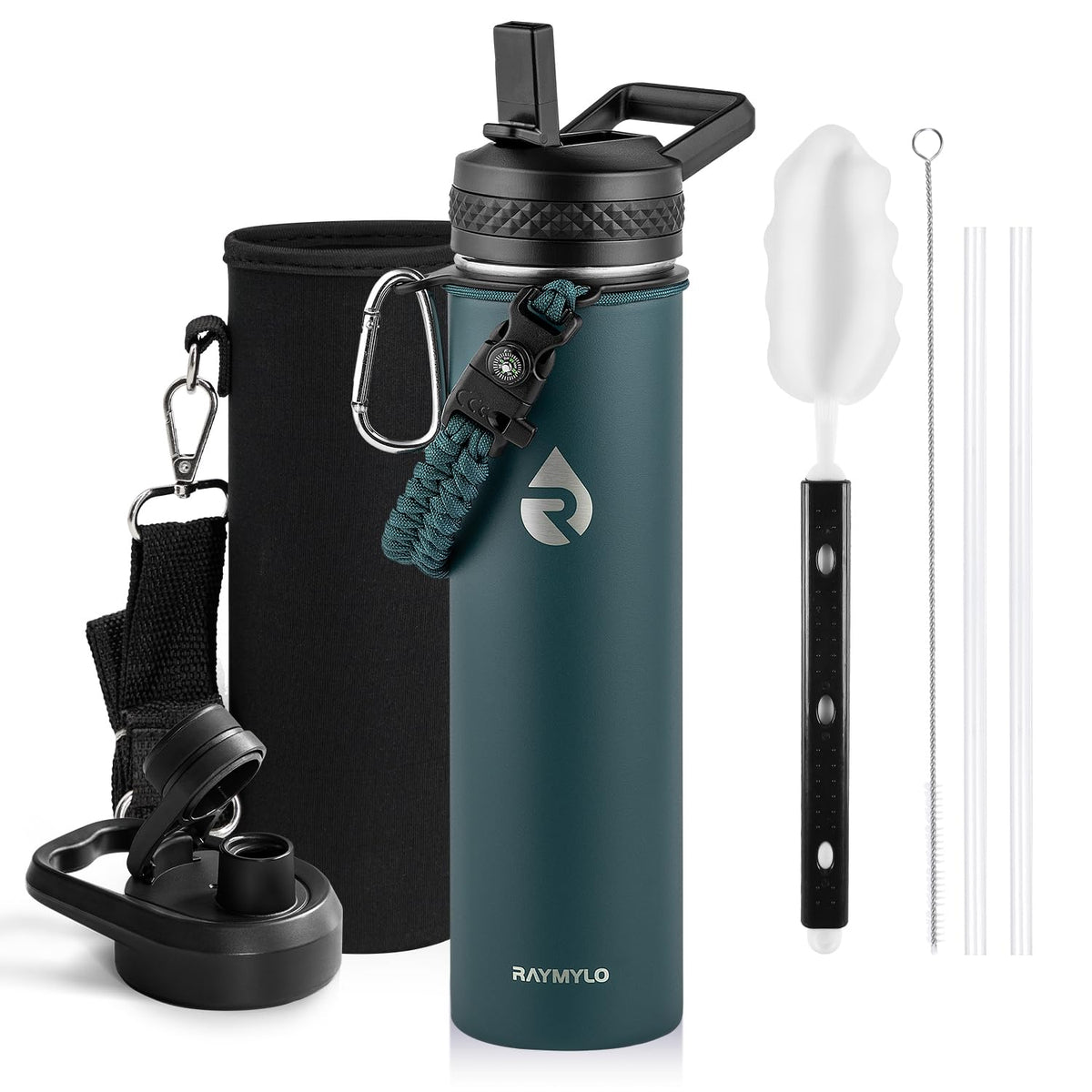 RAYMYLO Insulated Water Bottle 87 oz, Triple Wall Vacuum Stainless Steel