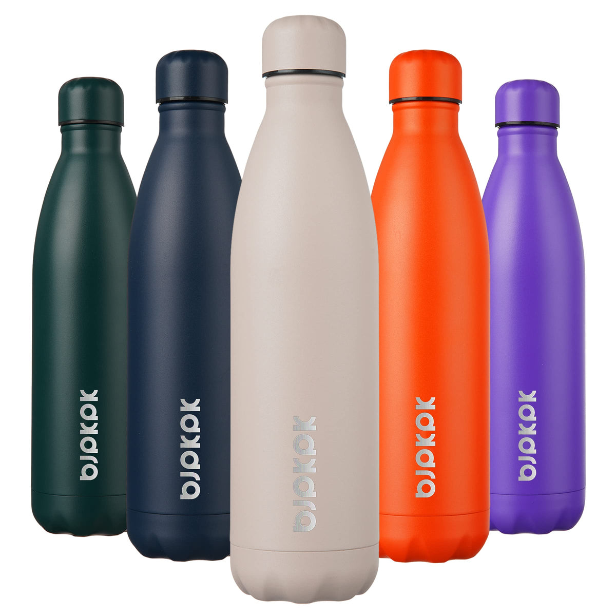 BJPKPK 12 oz Small Mini Water Bottle, Insulated Stainless Steel Flask