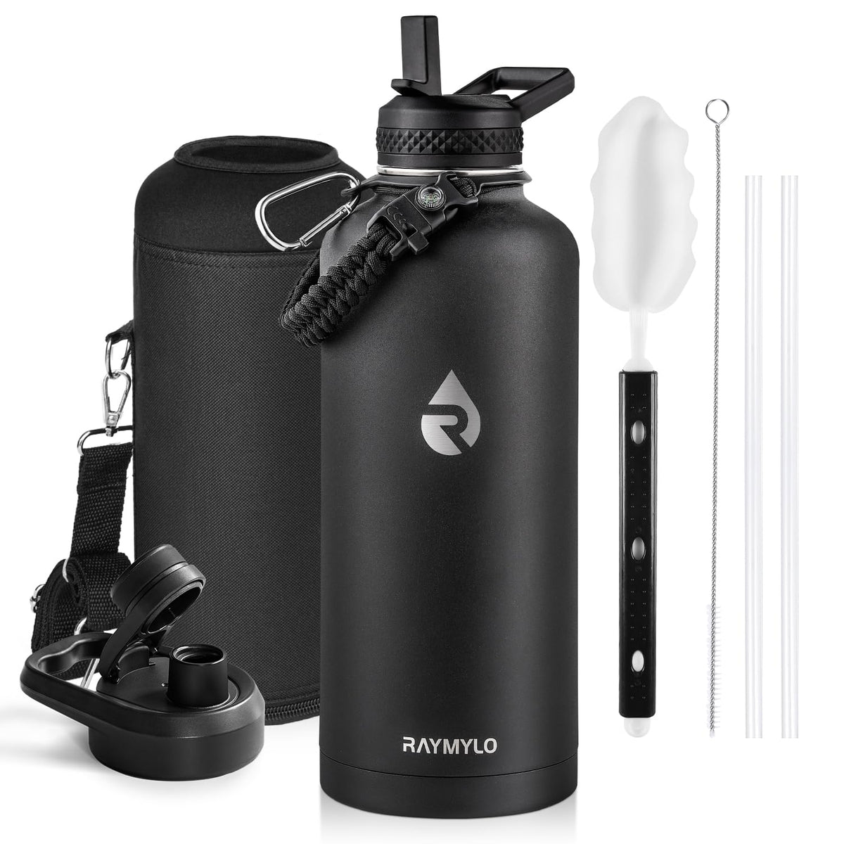 RAYMYLO Insulated Water Bottle 87 oz, Triple Wall Vacuum Stainless Steel