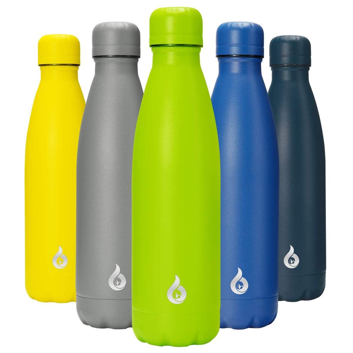 BJPKPK 12 oz Small Water Bottle, Reusable Insulated Stainless Steel Flask