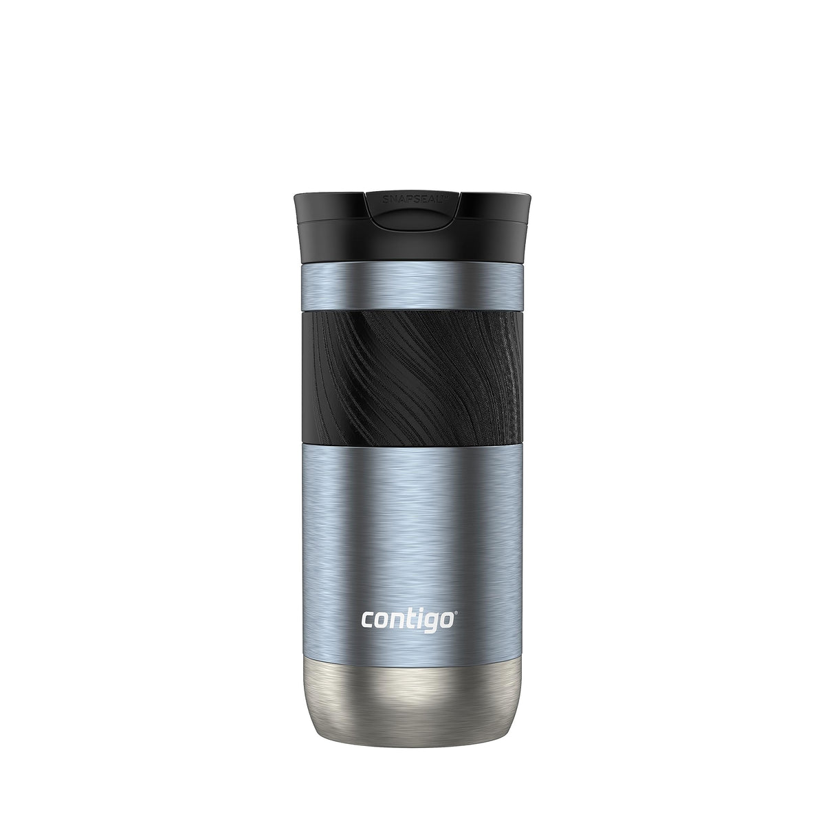 Contigo Byron Vacuum-Insulated Stainless Steel Travel Mug with Leak-Proof Lid, Reusable Coffee Cup or Water Bottle, BPA-Free, 20oz 2-Pack in Sake & Blue Corn Perfect for Hot and Cold Beverages