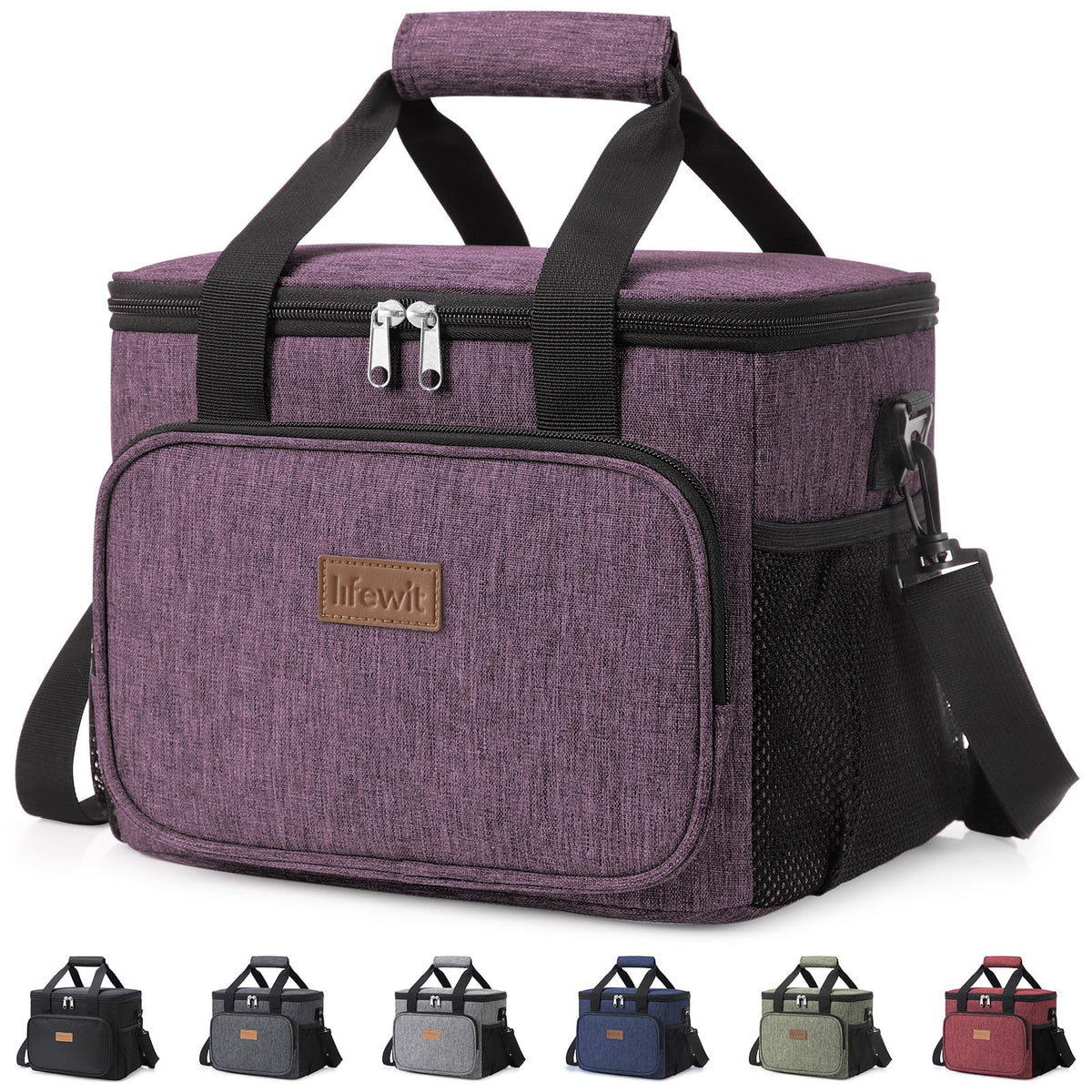 Lifewit Insulated Lunch Box for Men, Lunch Bag Cooler Women, 32-Can 20L