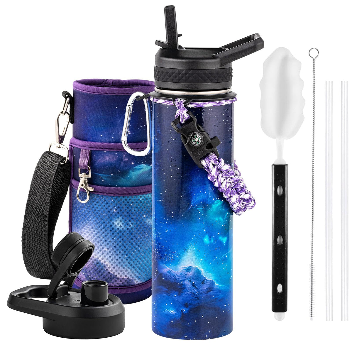 RAYMYLO Insulated Water Bottle 87 oz, Triple Wall Vacuum Stainless Steel