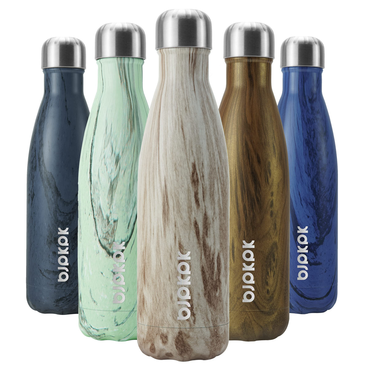 BJPKPK 12 oz Small Water Bottle, Reusable Insulated Stainless Steel Flask