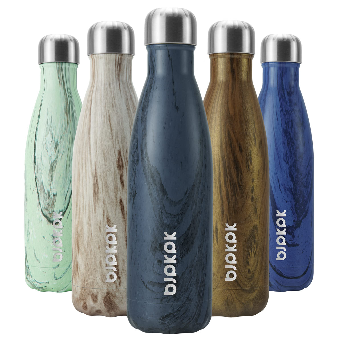 BJPKPK 12 oz Small Water Bottle, Reusable Insulated Stainless Steel Flask