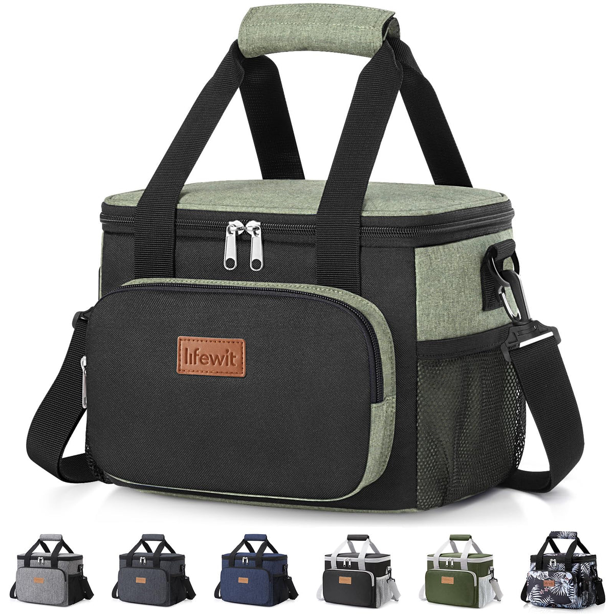 Lifewit Insulated Lunch Box for Men, Lunch Bag Cooler Women, 32-Can 20L