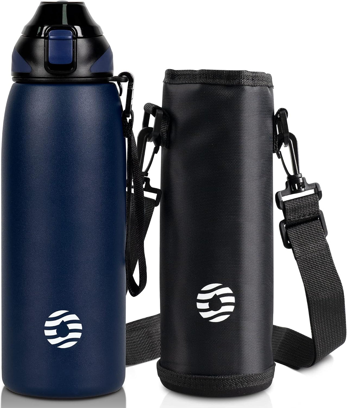 Fjbottle Insulated Water Bottle,27 oz Stainless Steel Wide Mouth Sports Water Bottle Double Wall Vacuum Leak Proof BPA Free Drinks Flask Keep Hot Or Cold Thermo Mug For university,Outdoor,Travel,Gym