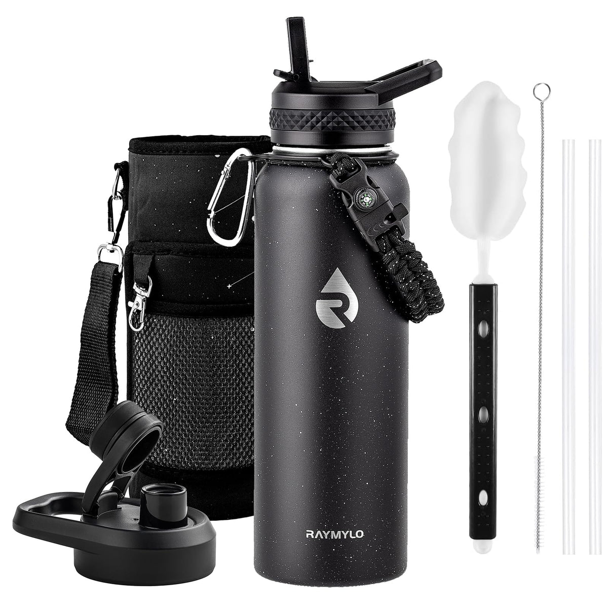 RAYMYLO Insulated Water Bottle 87 oz, Triple Wall Vacuum Stainless Steel