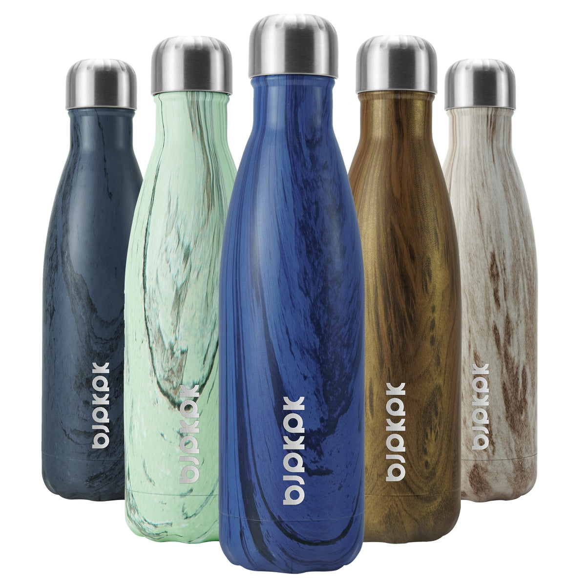 BJPKPK 12 oz Small Water Bottle, Reusable Insulated Stainless Steel Flask