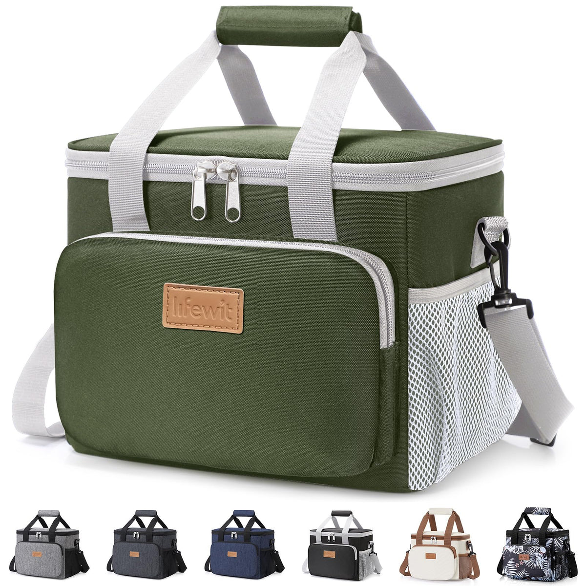 Lifewit Insulated Lunch Box for Men, Lunch Bag Cooler Women, 32-Can 20L