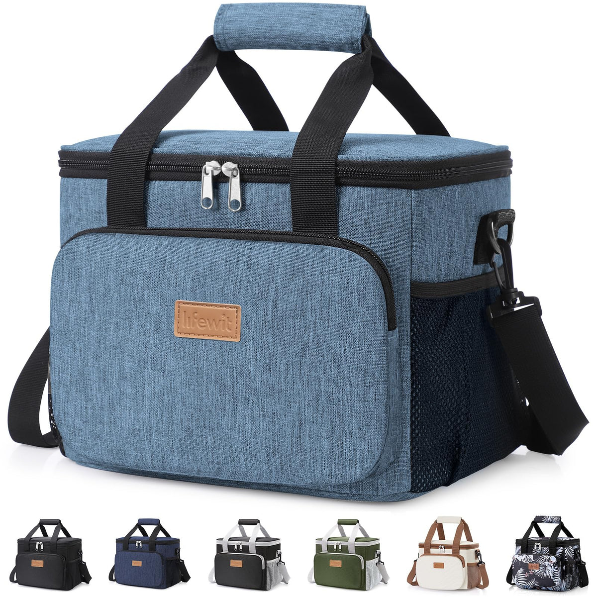 Lifewit Insulated Lunch Box for Men, Lunch Bag Cooler Women, 32-Can 20L