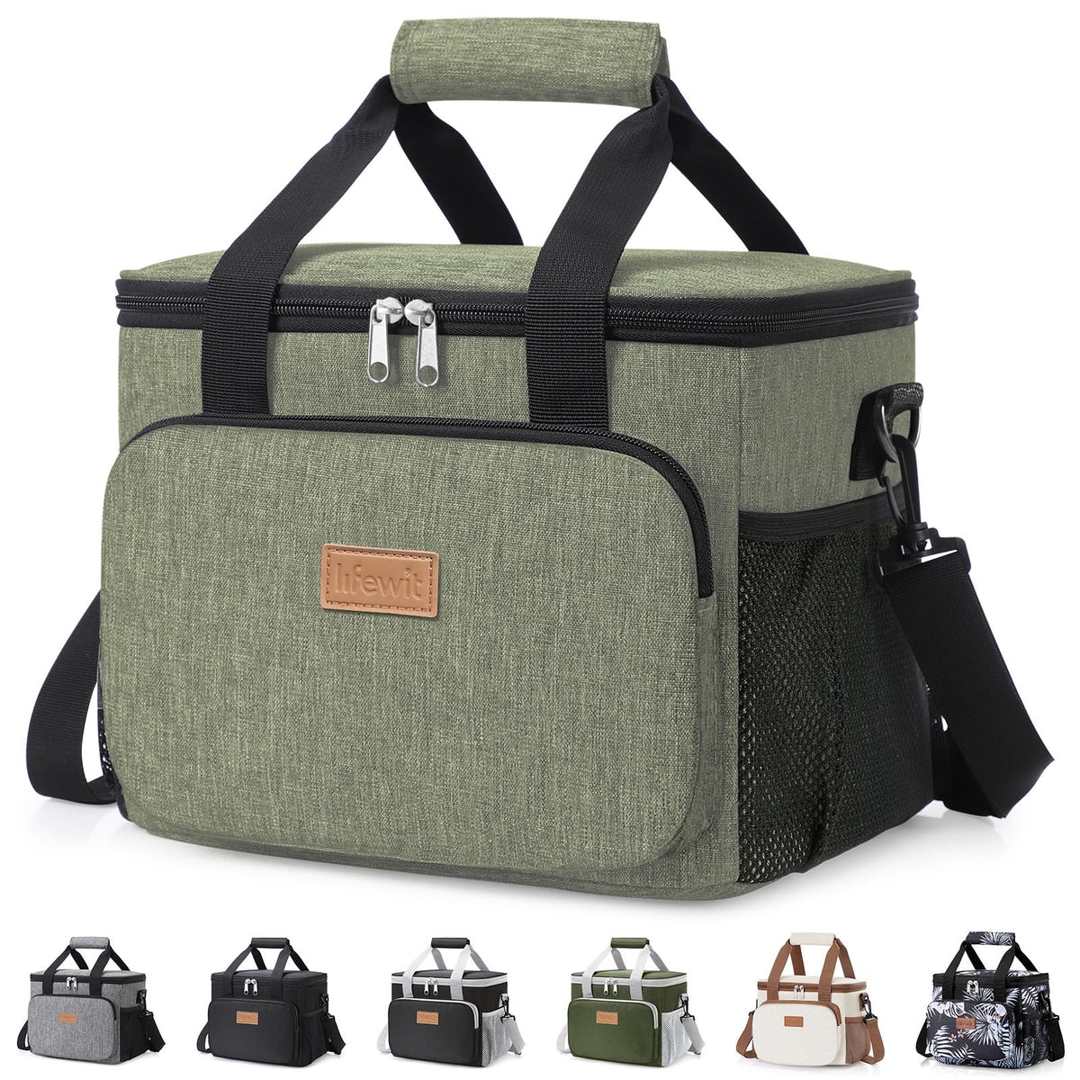 Lifewit Insulated Lunch Box for Men, Lunch Bag Cooler Women, 32-Can 20L