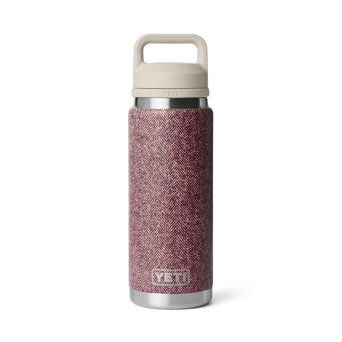 YETI Rambler 26 oz Bottle, Vacuum Insulated, Stainless Steel with Chug Cap, Black