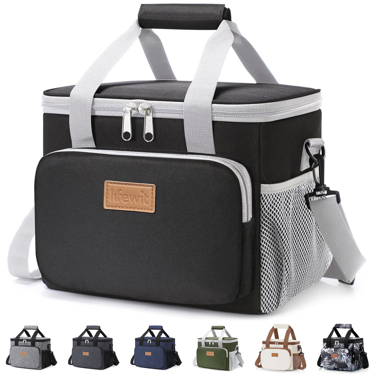 Lifewit Insulated Lunch Box for Men, Lunch Bag Cooler Women, 32-Can 20L