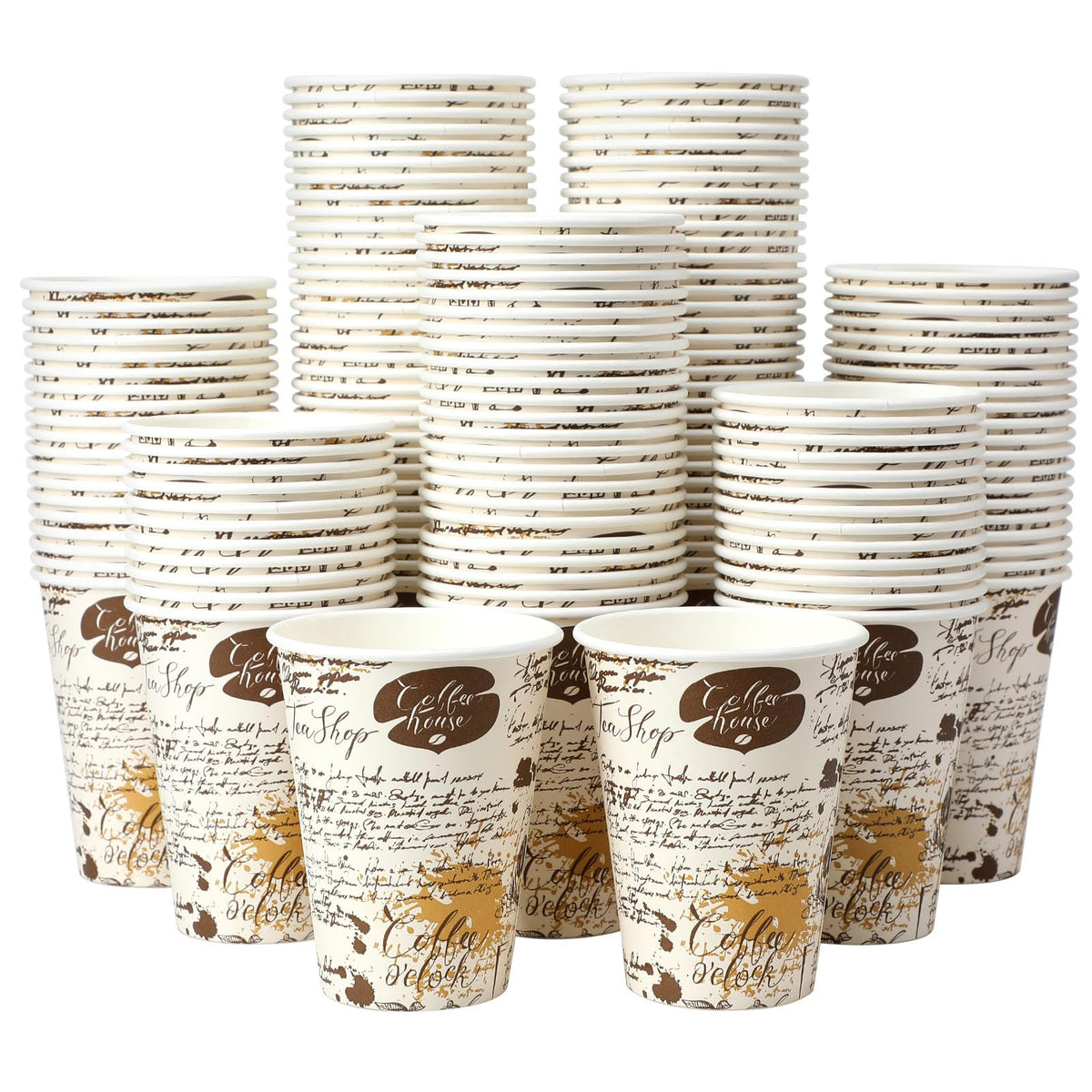SIUQ 300 Pack 5 oz Paper Cups, Disposable Small Bathroom Mouthwash Cups