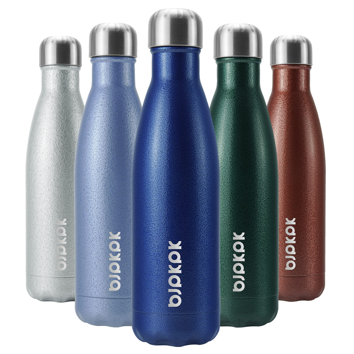 BJPKPK 12 oz Small Water Bottle, Reusable Insulated Stainless Steel Flask