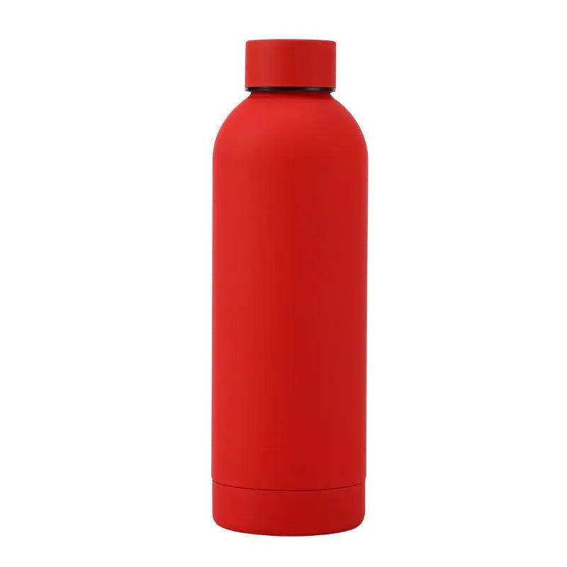 500ML Vacuum Insulated Water Bottle Flask, Matte Anti-Hot Outer Layer, Portable Outdoor Sports Cup, Travel Gift, Fashion Car Accessory, Drinkware, Insulated Flasks