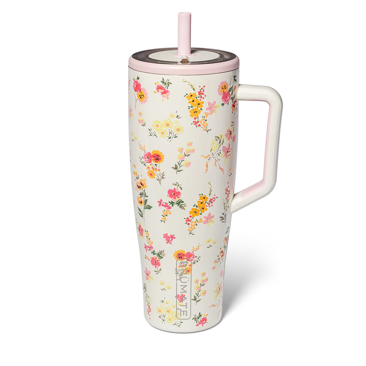 BrüMate Era Tumbler with Handle and Straw | 40oz, 30oz, 20oz Sizes | 100% Leakproof Insulated Tumbler | Keeps Ice 24+ Hours | Cup Holder Friendly Base Mug